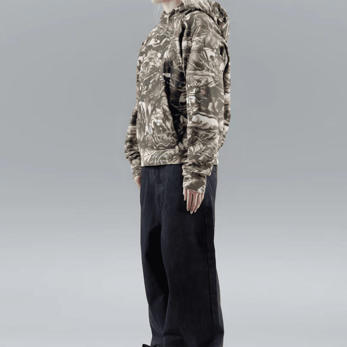 Unisex 100% Cotton French Terry Camo Hoodie（400GSM）