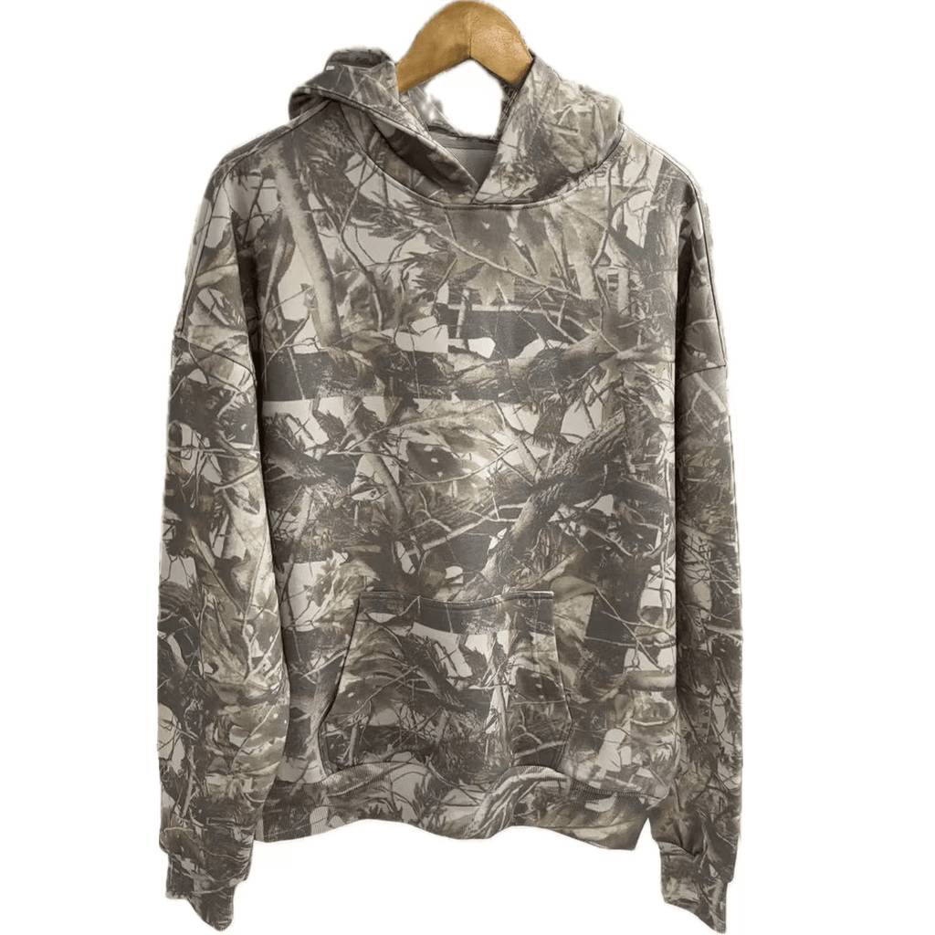Unisex 100% Cotton French Terry Camo Hoodie（400GSM）