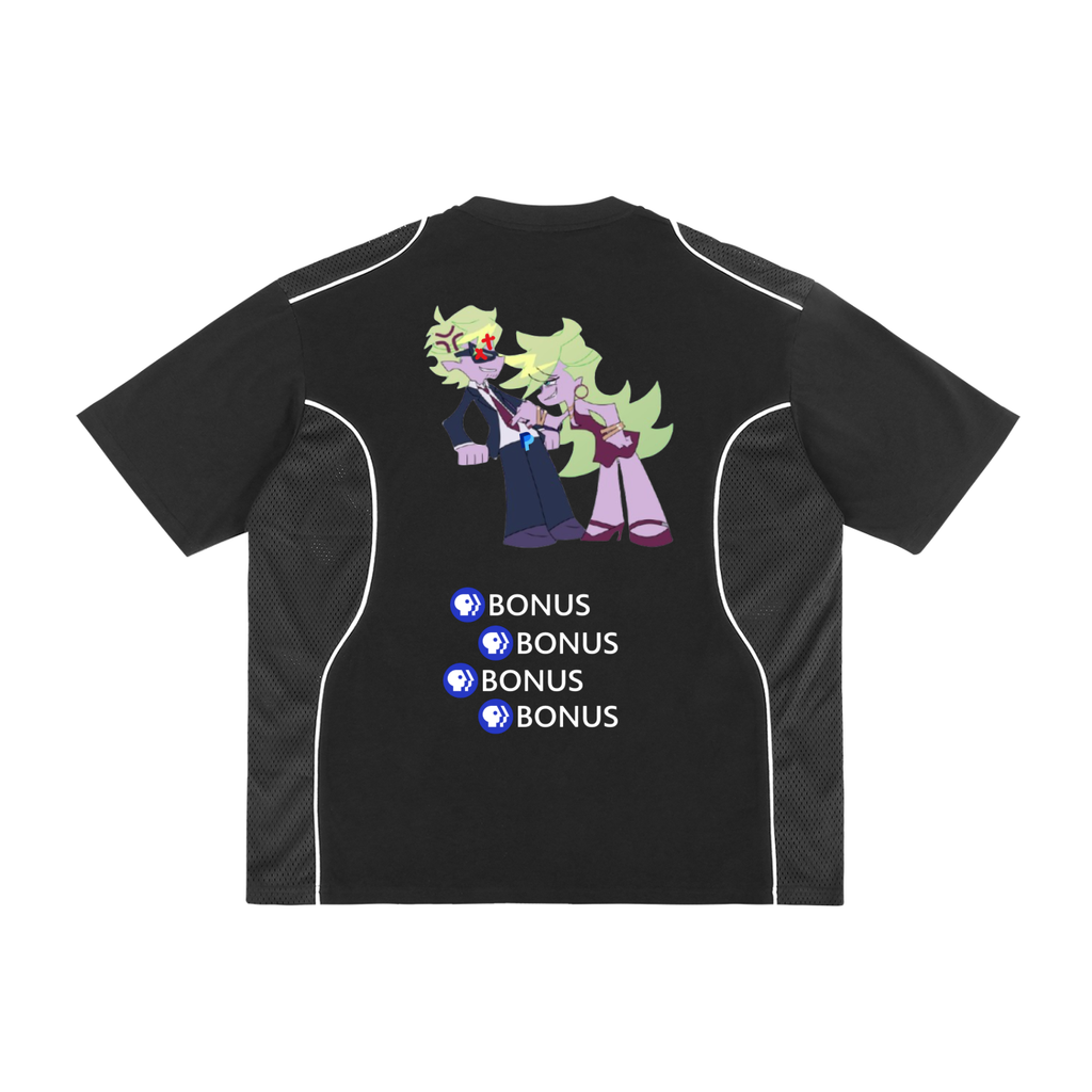 Contrast Piped Panel T-Shirt